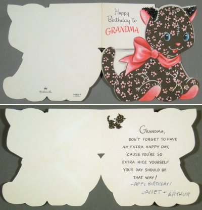 画像3: "Happy Birthday to GRANDMA" KITTEN CARD