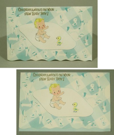 画像1: "NEW BABY BOY!" CARD