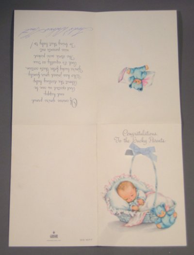 画像3: "Congratulations To the Lucky Parents" BABY CARD