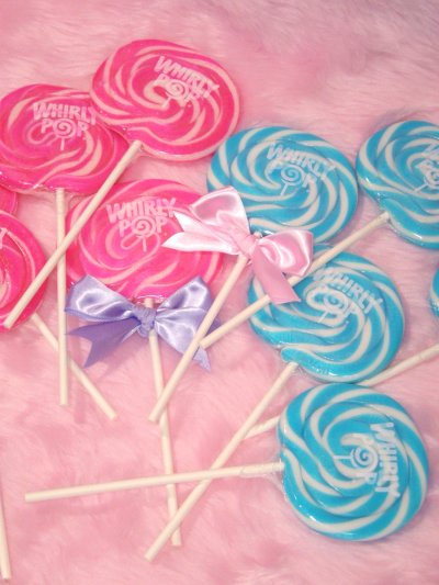 画像3: "WHIRLY POP" Lollipop Candy(PINK&BLUE 2本set)