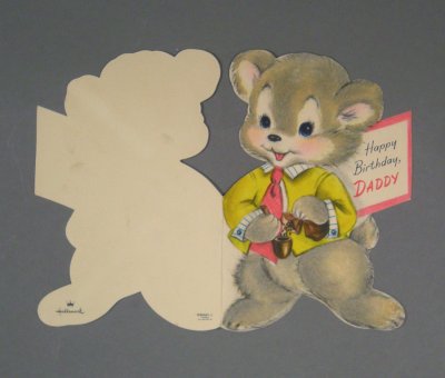 画像3: "Happy Birthday DADDY" BEAR CARD