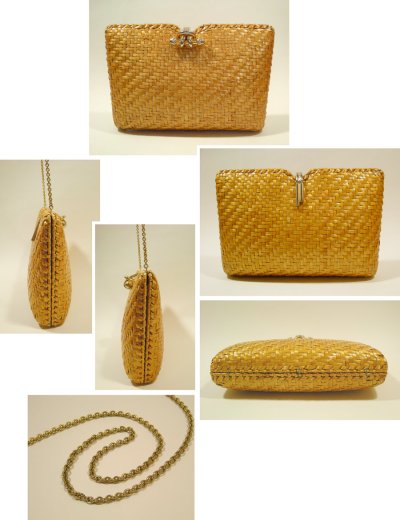 画像1: 1950-60's "Rodo" Clutch & Chain Shoulder Bag イタリア製