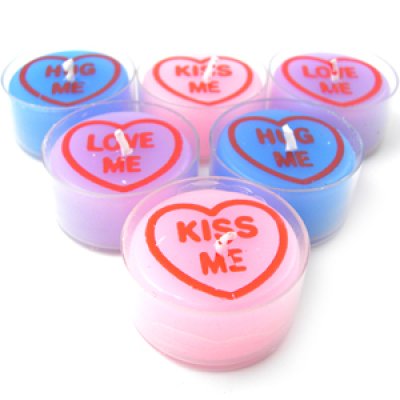 画像1: "LOVE HEARTS" Tealight Candles（6個入り）