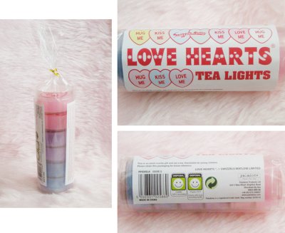 画像2: "LOVE HEARTS" Tealight Candles（6個入り）