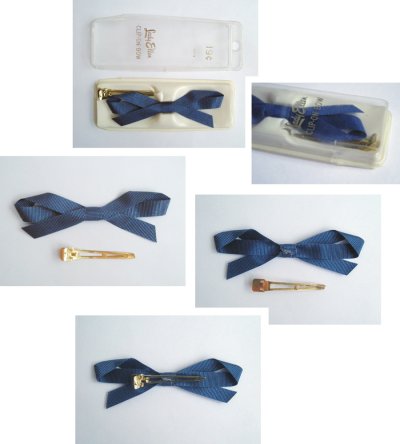 画像2: 1960's "Grosgrain Ribbon" Vintage Hair Clip （2点セット）