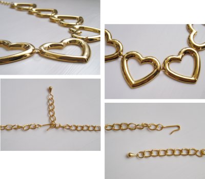 画像2: 1980's AVON "Gold Plated Heart" Necklace 【箱付きDEAD-STOCK♡】