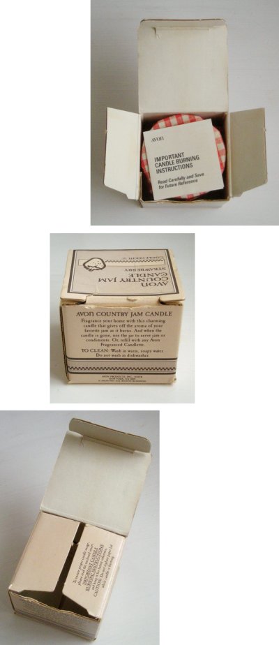画像3: 1980's AVON "COUNTRY JAM STRAWBERRY" Vintage Candle  -ヴィンテージ キャンドル-  【箱付きDEAD-STOCK♡】 