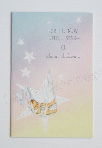 画像1: "FOR THE NEW LITTLE STAR〜" BABY CARD
