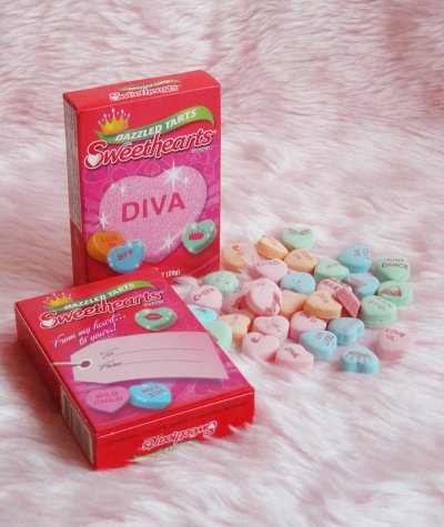 画像1: NECCO DAZZLED TARTS "Sweethearts" Candy Hearts【2箱セット】