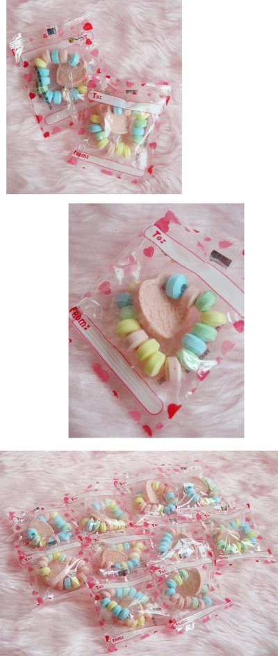 画像1: "LOVE BEADS" Candy Charm Bracelets Packs【1パック 10個入り】