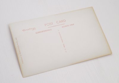画像2: 1940-50's "BLACK KITTEN with BOW" Vintage Card【未使用】