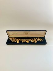 画像7: Vintage "BABY & MONEY"  Charm Bracelet with Original Box  -ゴールドチェーンブレスレット- (7)