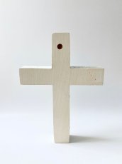 画像3: Vintage "I ♡ JESUS"  Baby Block Cross  -ヴィンテージ ウォールデコレーション 十字架- (3)