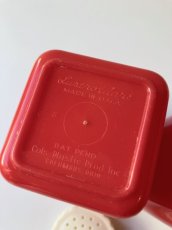 画像32: 1950’s Vintage "LUSTRO WARE"  Red×White Canister Set  -ヴィンテージ キャニスター  保存容器 セット- (32)