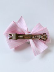 画像4: 【Little Hideaway】 Vintage Bow & Cabochon  "ROSE" Parts   -リボンバレッタ- (4)