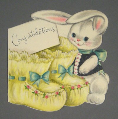 画像1: "Congratulations " BABY CARD