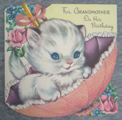画像1: "For GRANDMOTHER On Her Birthday" CARD